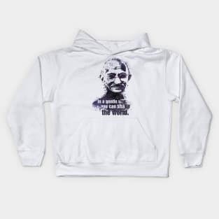 Gandhi quote Kids Hoodie